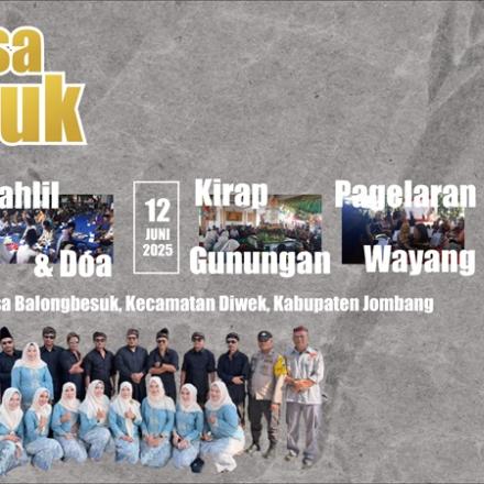 Cak Percil CS dan Guyon Maton Meramaikan Sedekah Desa Balongbesuk